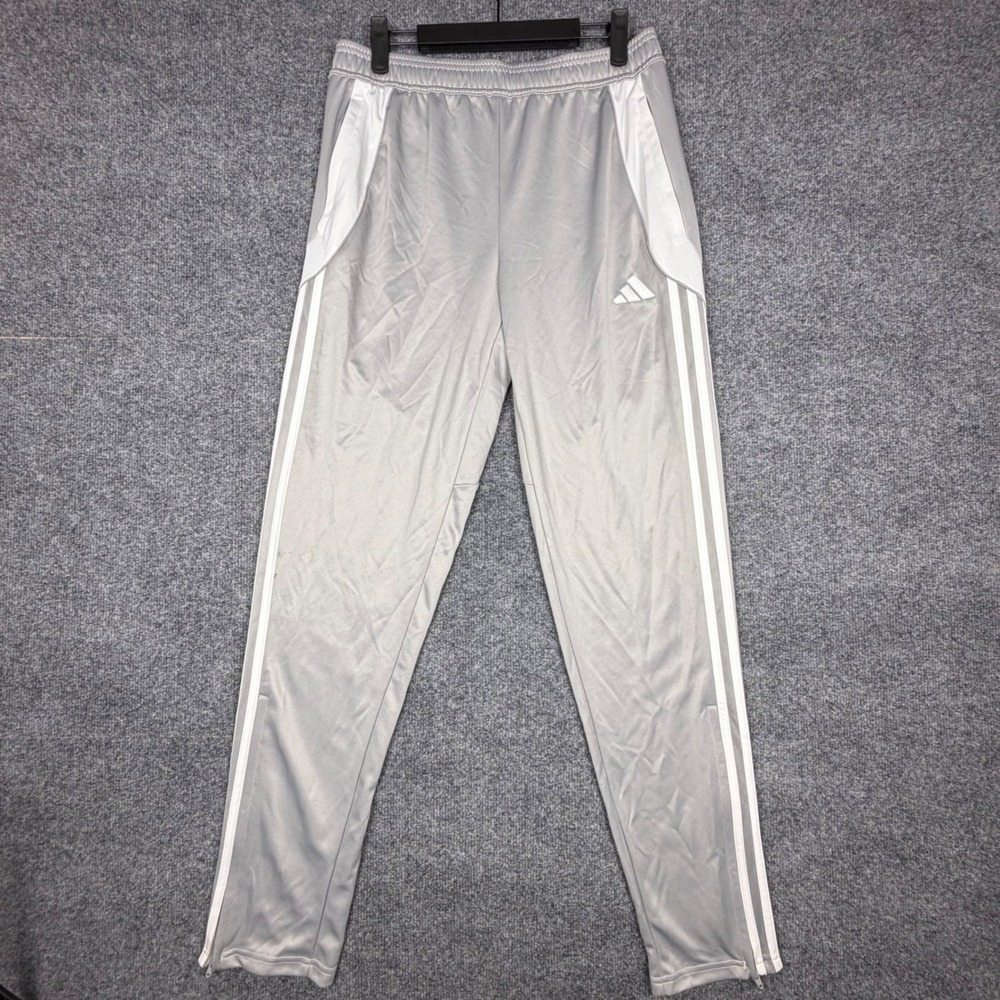 Adidas Kids Tiro 24 Training Pants Grey White Aeroready Joggers IV7249 XL 15-16Y - Picture 1 of 6